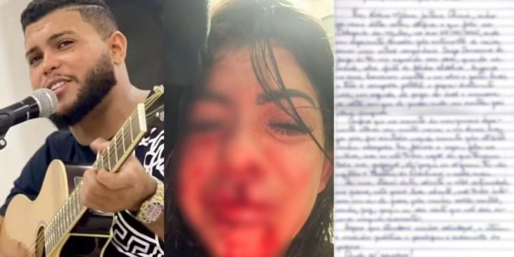 Leia a carta feita pela mulher que voltou atrás e ajudou a liberar cantor acusado de agredi-la