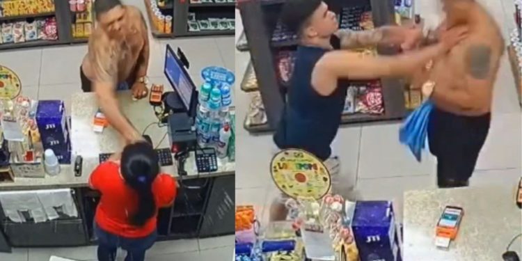 Vídeo: Valentão agride funcionária de posto em Manaus e leva o troco em seguida: ‘Bem feito’