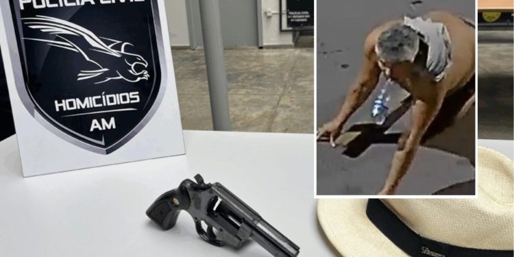 “Velho da Lancha” é flagrado escondendo arma e quebrando o pé após duplo homicídio. Veja o vídeo