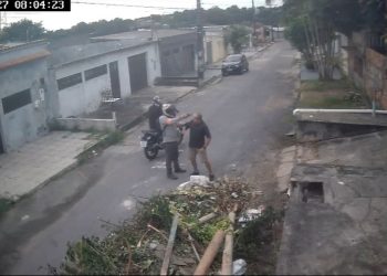 Com coronhada na cabeça, idoso é agredido e assaltado na Cidade Nova. Veja o vídeo