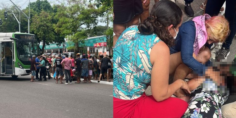 Acidente na Av. Brasil: motorista de ônibus atinge pedestre e causa congestionamento. Veja o vídeo