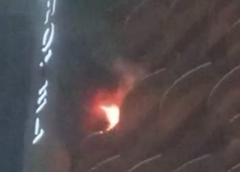 Incêndio atinge apartamento de hotel na Djalma Batista. Veja o vídeo