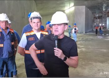 Visita técnica às obras do complexo viário Rei Pelé