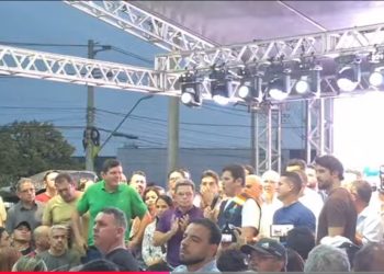 Entrega do complexo viário Rei Pelé