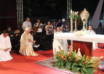 Interdição no Centro para programação de Corpus Christi