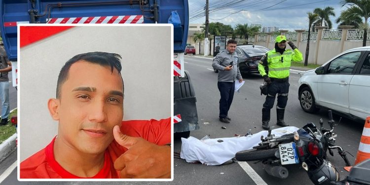 Colidiu contra caminhão e morreu