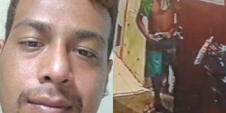 Recompensa de “mil pila” para quem der informações sobre o homem que foi filmado furtando loja. Veja o vídeo