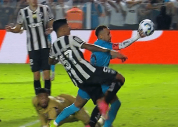 Neymar mete a mão na bola, é expulso e o Peixe termina frito no Fogão