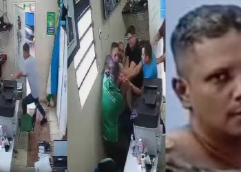 URGENTE: Vídeo mostra diretor de escola sendo esfaqueado por professor em Manacapuru