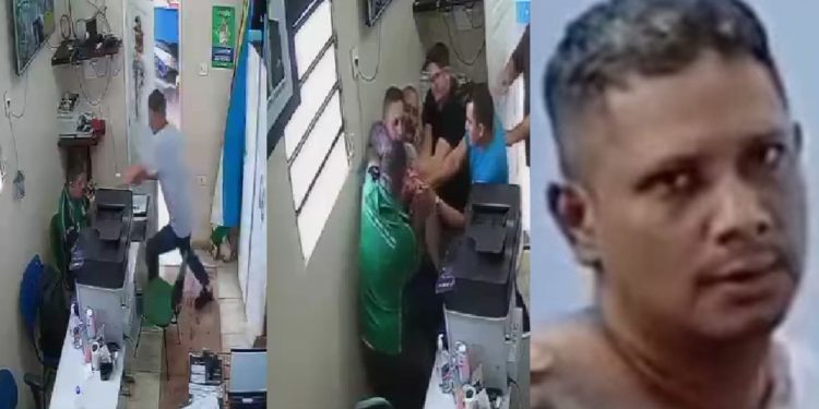 URGENTE: Vídeo mostra diretor de escola sendo esfaqueado por professor em Manacapuru