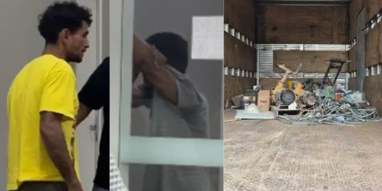 Envolvidos no furto de materiais de construção na UBS são presos em Manaus