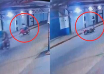 Veja momento que garoto de 13 anos é baleado no peito em Coari durante tentativa de execução