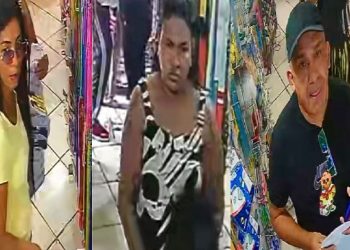 trio que furtou em armarinho no Centro de Manaus é procurado; vídeo