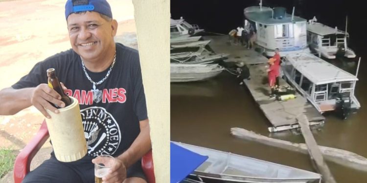 Mergulhadores iniciam buscas para encontrar homem que caiu no rio em Itacoatiara