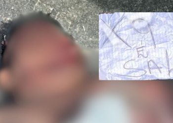 "X9 é sal": Corpo é jogado no Ramal do Brasileirinho com bilhete; VEJA