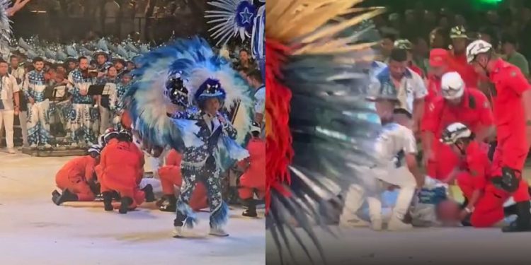 Membro do Conselho de Arte do Caprichoso desmaia durante apresentação em Parintins