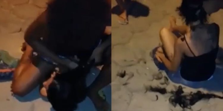 'Talarica' é humilhada e tem cabelo cortado na tesoura pela vizinha: "piranh4"