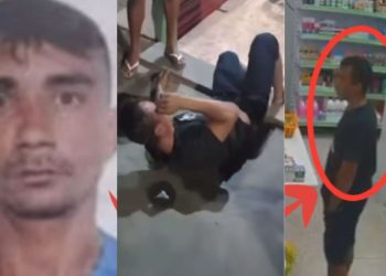 População de Manacapuru dá 'bicuda' na cabeça de bandido que esqueceu RG no roubo a drogaria