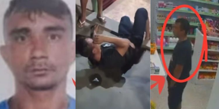 População de Manacapuru dá 'bicuda' na cabeça de bandido que esqueceu RG no roubo a drogaria