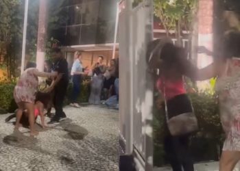 "Chamou meu filho de macaco": vídeo mostra mãe dando tapas em universitária em Manaus