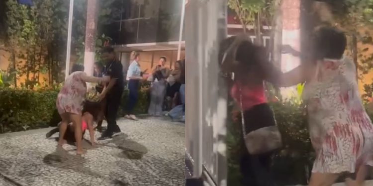 "Chamou meu filho de macaco": vídeo mostra mãe dando tapas em universitária em Manaus