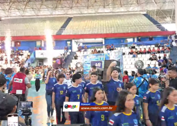 Jogos escolares do Amazonas na Arena Amadeu Teixeira