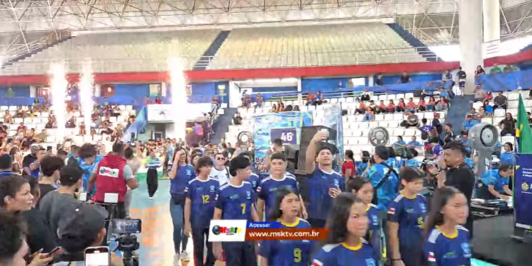 Jogos escolares do Amazonas na Arena Amadeu Teixeira