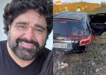 Capotou o carro em estrada o cantor Fabiano, da dupla com César Menotti