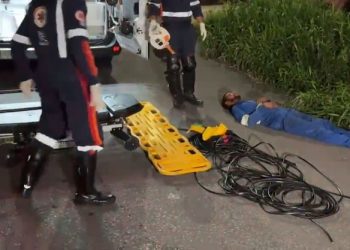 Furtou fios elétricos e pegou logo a pisa dele