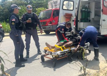 Pegou chuva de “cacete” após tentar furtar casa na Cidade nova; ficou todo arrebentado