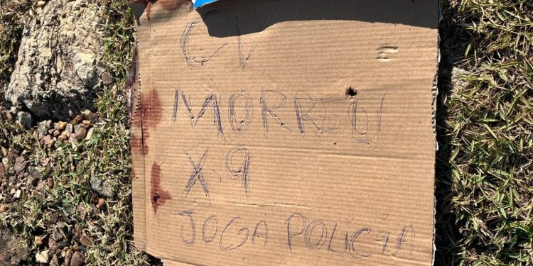 ”Morreu x9” bilhete é deixado em cima de cadáver no Tarumã