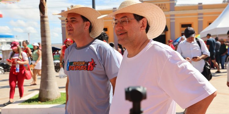 Parintins 2025: prefeito Mateus Assayag reconhece contribuição de Eduardo Braga para sucesso do 58º festival