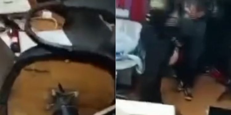 Suposto assassino de motoboy morto a facadas teve o salão invadido e destruído. Veja o vídeo