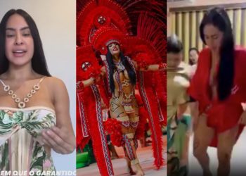 Vídeo: Isabelle Nogueira quase foi substituída no último dia do Festival de Parintins após lesão