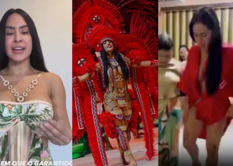 Vídeo: Isabelle Nogueira quase foi substituída no último dia do Festival de Parintins após lesão
