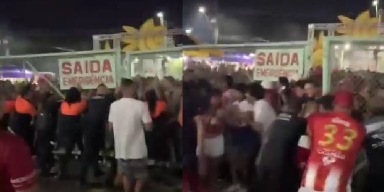 Vídeo: Torcedores do Garantido invadem Sambódromo de Manaus durante a festa da vitória