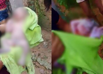 Vídeo mostra recém-nascido que foi jogado do barranco pela mãe no Mauazinho