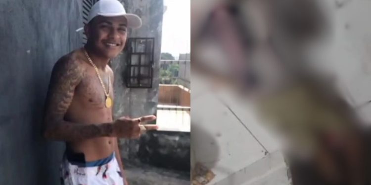Vaza imagens de ‘Neguinho’ que foi executado dentro de oficina no Tancredo Neves; VEJA