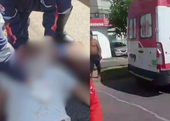 No Viver Melhor, motociclista fica jogado na pista após grave acidente