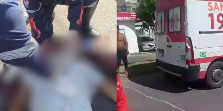 No Viver Melhor, motociclista fica jogado na pista após grave acidente