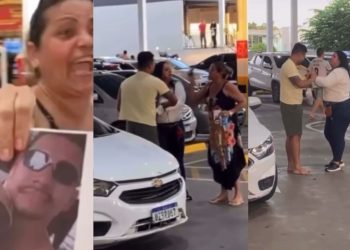 “Babado”: Vídeo mostra mulher pegando o marido pastor com amante em Manaus