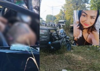 Vídeo: Em grave acidente no Distrito, mulher morre após colisão frontal com carreta