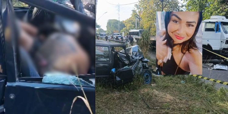 Vídeo: Em grave acidente no Distrito, mulher morre após colisão frontal com carreta