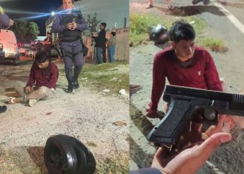 Justiceiro age no Dom Pedro e deixa assaltante ferido