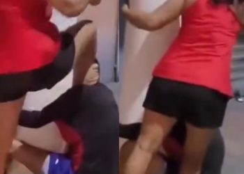 Vídeo: Acusado de roubar celular em Tefé é amarrado e agredido pela própria vítima