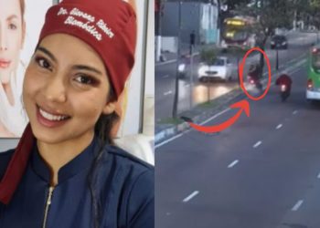 Vaza vídeo do exato momento que grávida morre em acidente na Djalma