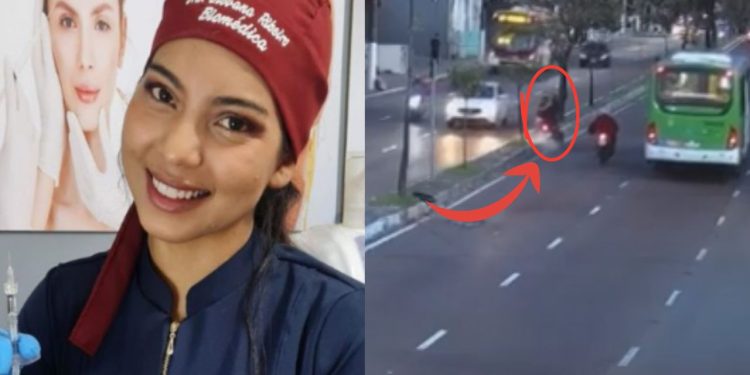 Vaza vídeo do exato momento que grávida morre em acidente na Djalma