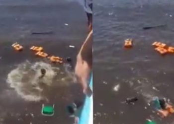 Passageiros entram em pânico após lancha afundar no interior do Amazonas; vídeo