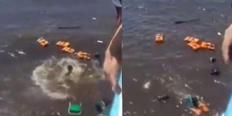 Passageiros entram em pânico após lancha afundar no interior do Amazonas; vídeo