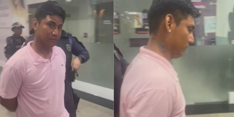 Vídeo: Dentro do Plaza, assaltante tenta levar bolsa de mulher e acaba preso